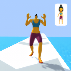 身体平衡跑3d游戏(body balance 3d)