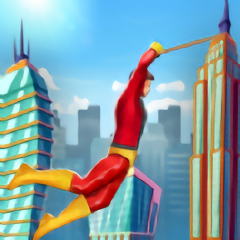 城市飞跃者游戏(flying rope guy)