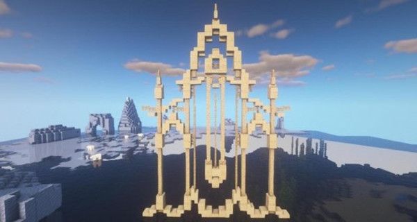 我的世界手游天堂之门怎么建？建造图文攻略[视频][多图]图片16