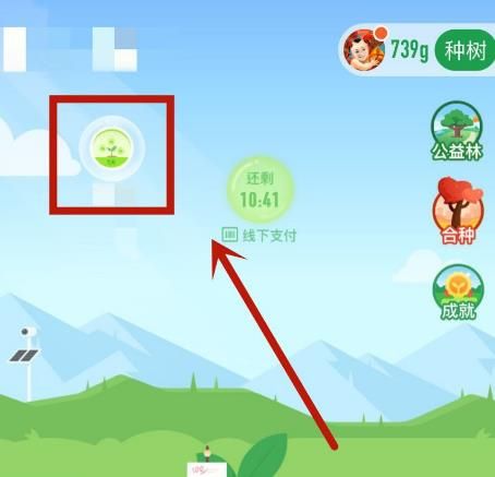 如何领取并使用好友在蚂蚁森林中赠送的道具[多图]图片2