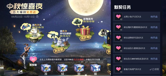和平精英中秋惊喜夜活动玩法及奖励内容汇总[视频][图]
