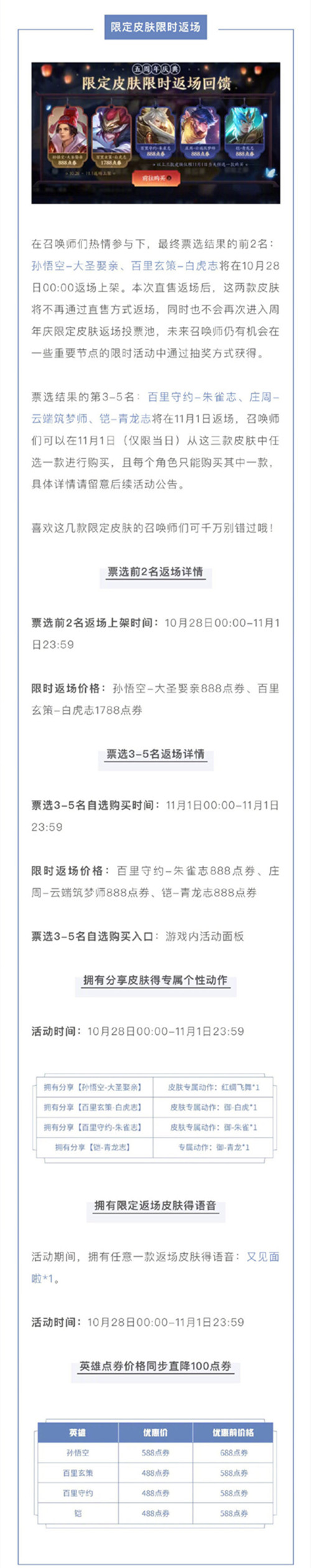 王者荣耀五周年庆典全部活动内容汇总，各活动奖励获取方法介绍[视频][多图]图片2