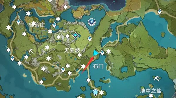 原神10月29日石门商人立本在哪里？百货奇货具体位置介绍[视频][多图]图片2