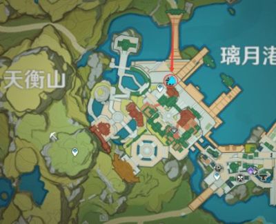 原神百货奇货璃月港内立本第七天坐标位置一览[视频][多图]图片1