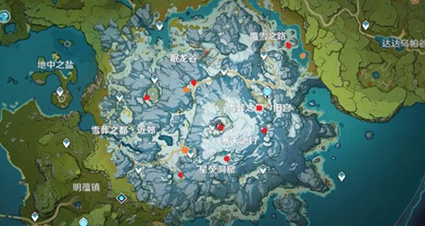 原神雪山石碑全收集攻略，龙脊雪山8块石碑具体位置大全[视频][多图]